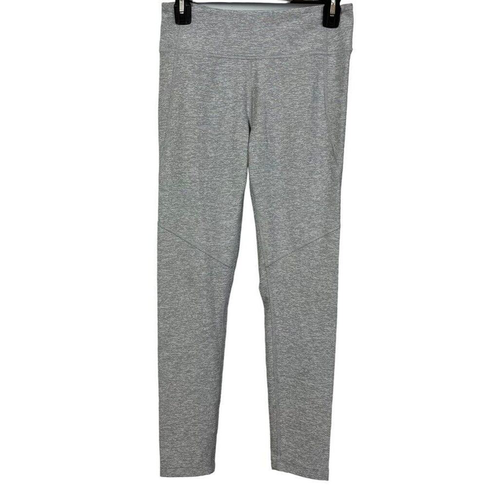 Outdoor Voices Womens Gray Space Dye Pull On Skinny Leggings Pants Yoga sz M